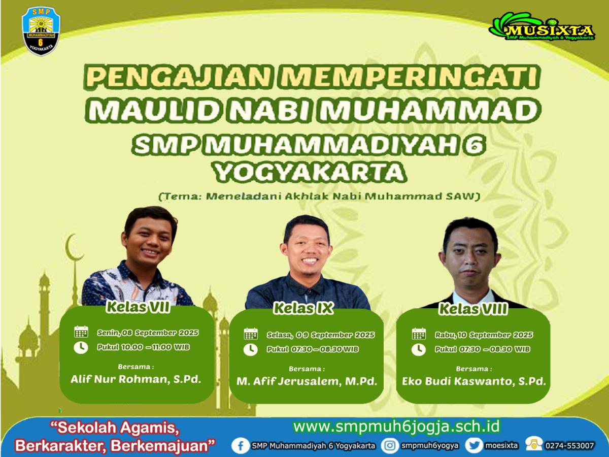 Maulid Nahi Muhammad 1447 Hijriah MUSIXTA bertema “Meneladani Akhlak Rasulullah saw”