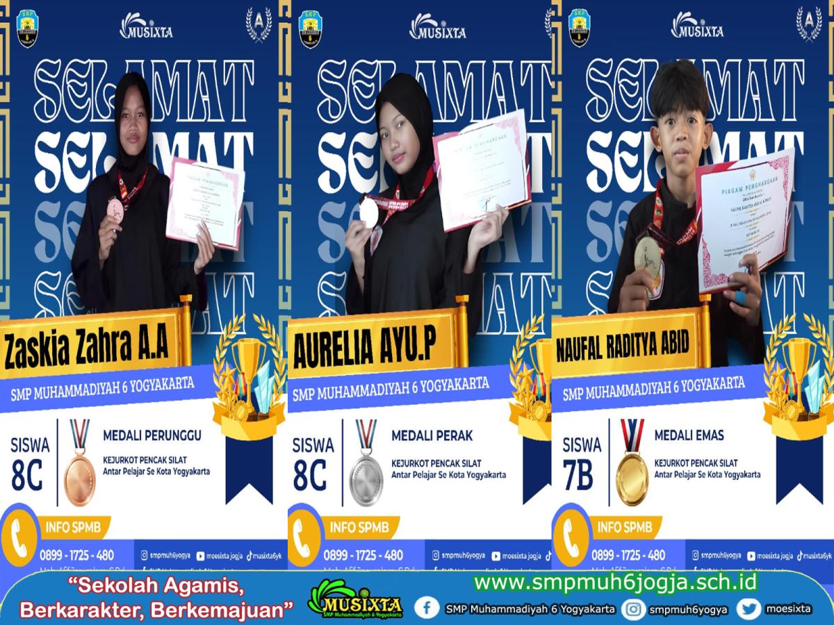 Pesilat MUSIXTA borong 3 Prestasi Kejurkot Pencak Silat Kota Yogyakarta