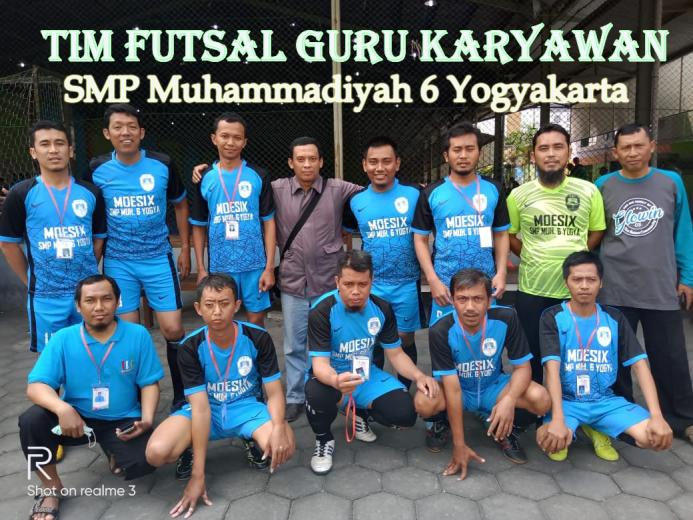 Tim Futsal Guru karyawan SMP Muhammadiyah 6 Yogyakarta