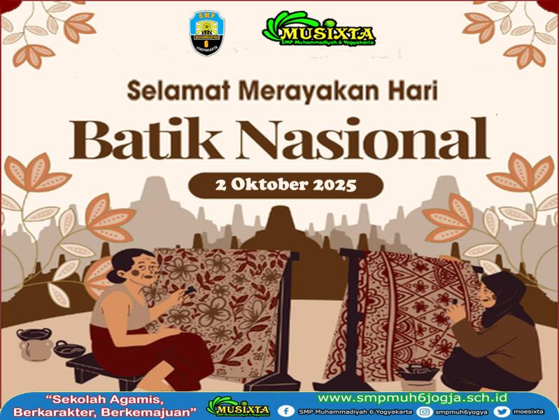 Hari BATIK Nasional - Kamis 2 Oktober 2025