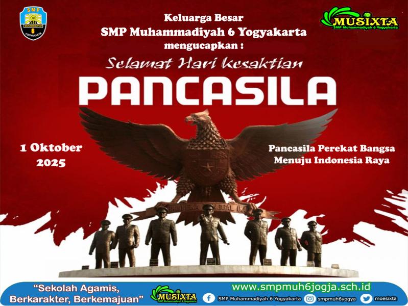 Hari Kesaktian Pancasila - Rabu 1 Oktober 2025
