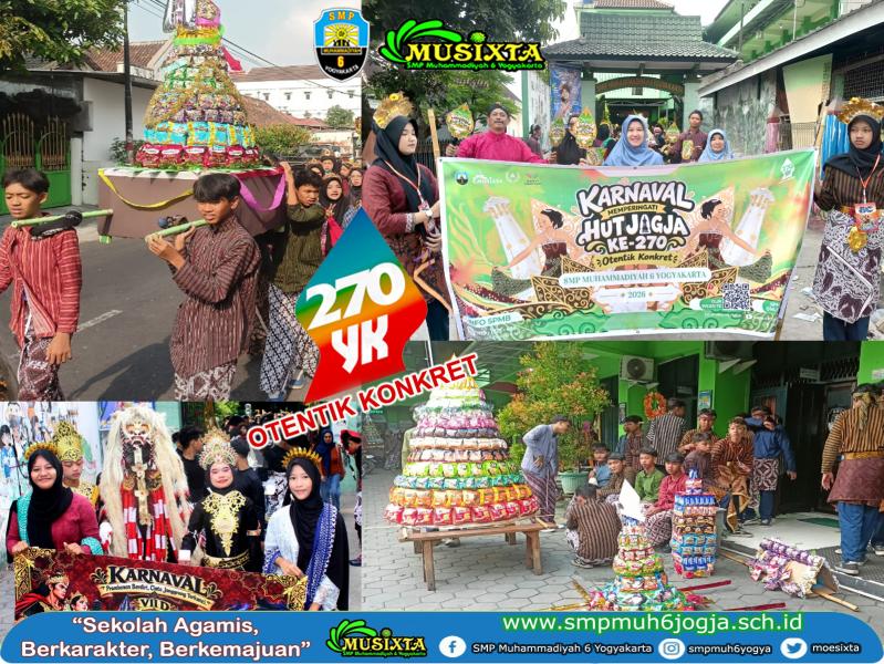 Semarak Peringatan HUT Kota Yogyakarta ke-270, MUSXITA Gelar Karnaval Budaya dan Lomba Fashion Show